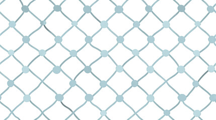 Fototapeta premium Intricate Design of a Light Blue Mesh Network Featuring Diamond Shapes and Intersecting Lines