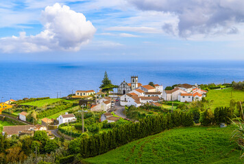 Pedreira village at Nordeste region of Sao Miguel island, Azores archipelago, Portugal