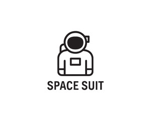 Space Suit icon vector art illustration