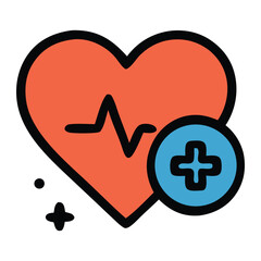 Obraz premium Colorful Diverse Vector Icons Modern Flat Design Set for Healthcare, Medical Applications and Web