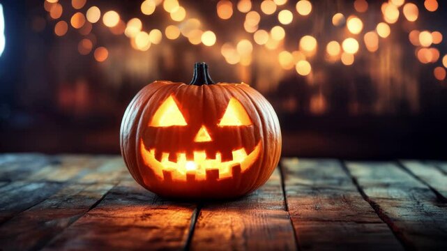 Spooky halloween jack o lantern pumpkin night