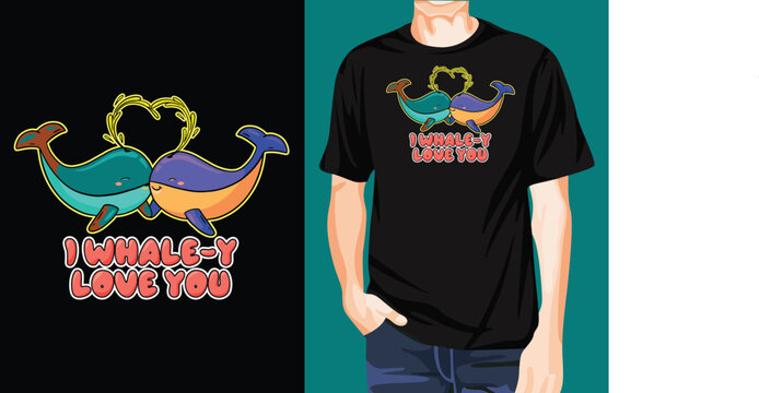 Whale t-shirt design