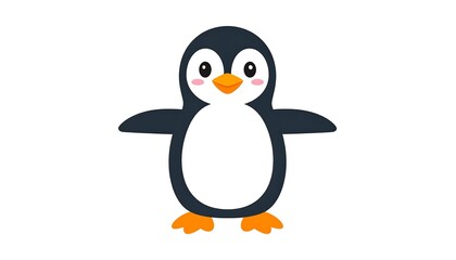 Cute penguin illustration