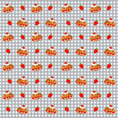 Croissant, blue scotch