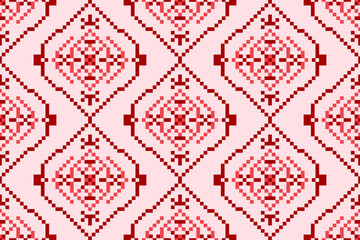 seamless pixel pattern, seamless pattern illustration