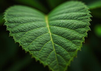 Green leaf close up nature photography