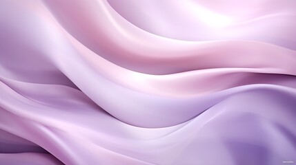 Obraz premium Soft Pink and Purple Silk Background with Flowing Abstract Waves
