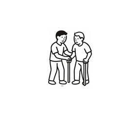 リハビリテーションイラスト１７