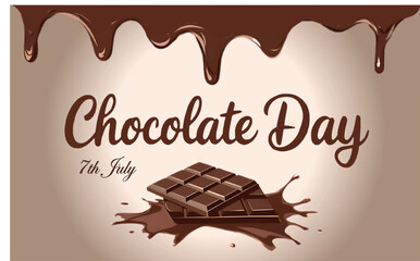 World Chocolate Day Vector Illustration