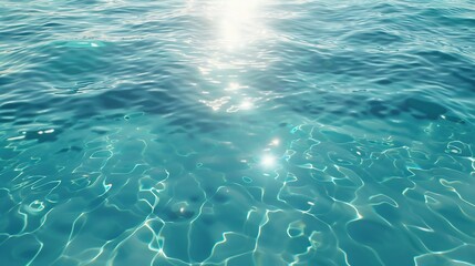 Obraz premium 透明な海と陽光のきらめき