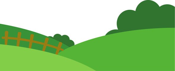Grass Hill Illustration
