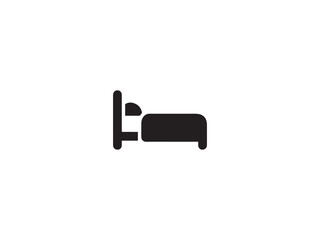 Bed logo. Bed Vector