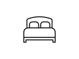 Bed logo. Bed Vector