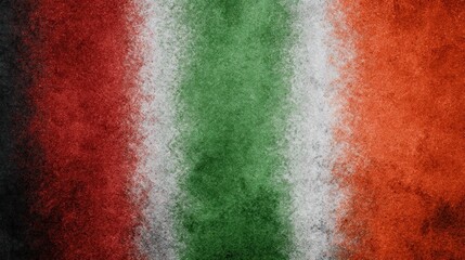 Tricolor flag in grunge style background for dramatic visual impact