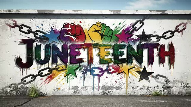 Juneteenth Celebration A Powerful Mural Depicting Freedom and Liberation