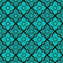 Fototapeta premium seamless abstract pattern with geometric shapes modern print