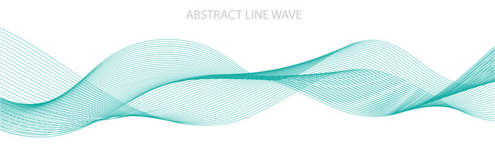 Abstract line wave background. Technology abstract lines on white background. Undulate Grey Wave Swirl, frequency sound wave, twisted curve lines with blend effect vector illustration in eps 10.