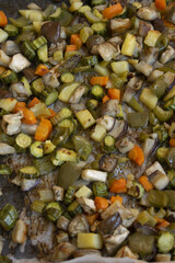  roasted mixed vegetables