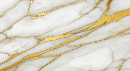 Elegant White and Gold Marble Texture Luxury Background Image