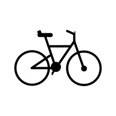 Fototapeta premium simple bicycle icon vectors illustration