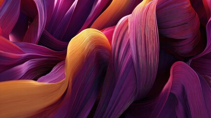 Vibrant, fluid abstract colorful waves design.