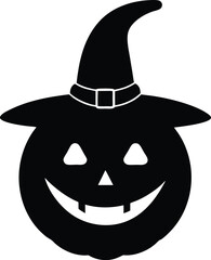 halloween pumpkin isolated on white