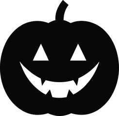 halloween pumpkin isolated on white