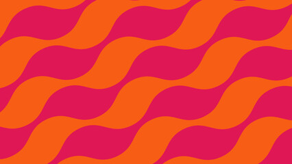 An abstract colorful summer background. An orange and pink wavy fun texture.