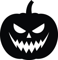 halloween pumpkin isolated on white
