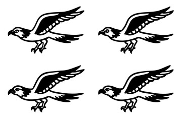 Minimalist Osprey Vector Pack
