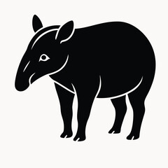 Cute Cartoon Pig Vector Illustration