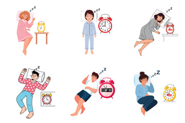 Sleeping with Alarm Clock