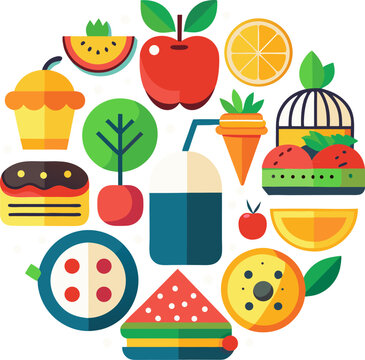 food and fruit vector illustration  food and bever (1).eps