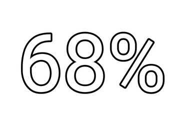 68% percent discount