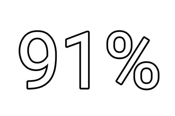 Obraz premium 91% percent discount