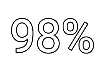 98% percent discount
