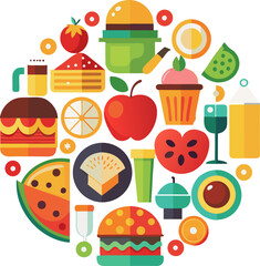 food icon collection  containing meal  restaurant  (1).eps