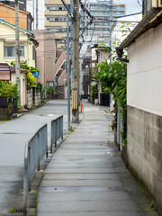 Obraz premium 雨の日の住宅密集地