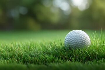 Obraz premium Golf ball mockup