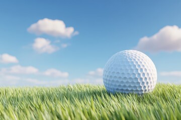 Golf ball mockup