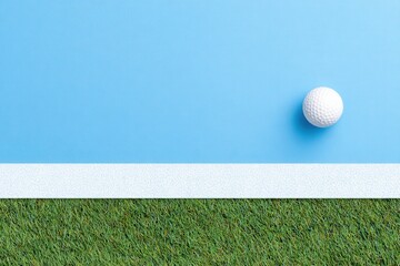 Golf ball mockup