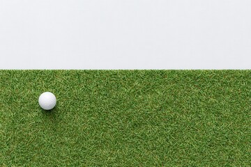 Golf ball mockup