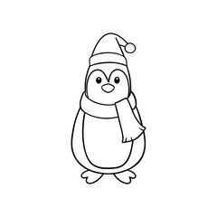 funny cartoon penguin