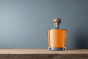 Whiskey bottle mockup 