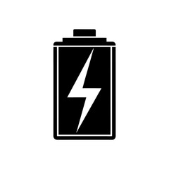 battery full icon on white background  .svg