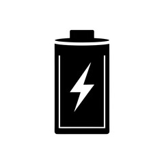 battery low icon on white background  .svg