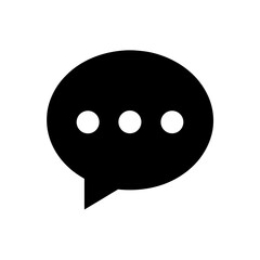 Fototapeta premium chat-bubble-with-three-dots-icon-on-white-backgrou.svg