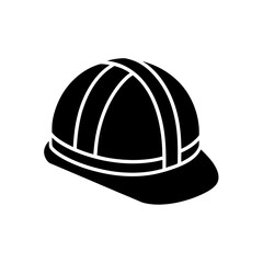 construction helmet icon on white background  .svg