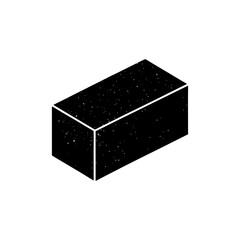 concrete block icon on white background  .svg