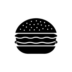 hamburger icon on white background  .svg